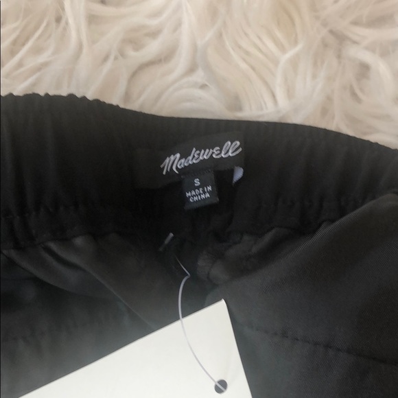 NEW • Madewell • Cuffed Track Trouser Pants Black - Picture 6 of 6